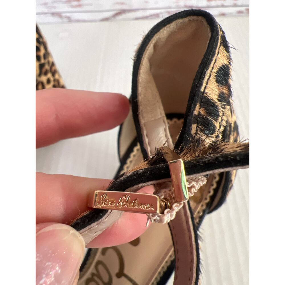 Sam Edelman Daniella block-heel sandals leopard print Size 9 - Picture 7 of 10